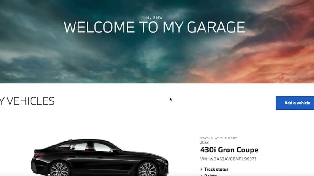 BMW My Garage
